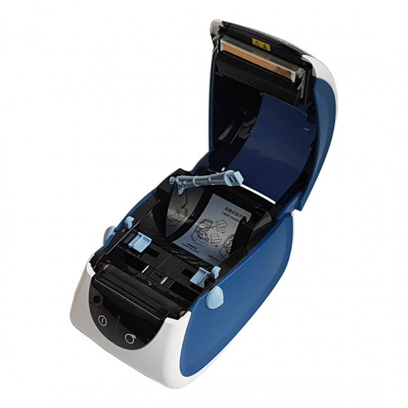 Термопринтер самоклеящихся этикеток MERTECH LP80 EVA RS232-USB White & blue Термопринтер самоклеящихся этикеток MERTECH LP80 EVA RS232-USB White & blue