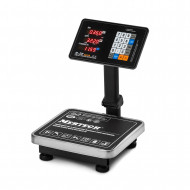 Торговые напольные весы M-ER 333 ACPU-60.20 с расч. стоимости LED