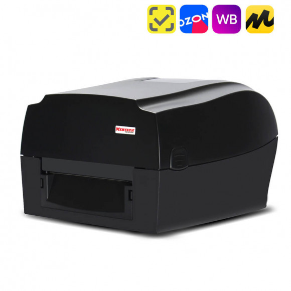 Термотрансферный принтер этикеток MERTECH TLP300 TERRA NOVA USB, RS232, Ethernet Black Термотрансферный принтер этикеток MERTECH TLP300 TERRA NOVA USB, RS232, Ethernet Black