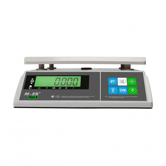 Порционные весы M-ER 326 AFU-3.01 "Post II" LCD Порционные весы M-ER 326 AFU-3.01 "Post II" LCD