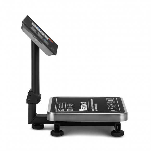 Торговые напольные весы M-ER 333 ACPU-60.20 с расч. стоимости LCD